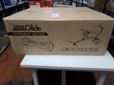 a cardboard box that is sitting on a table in a store