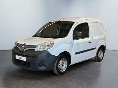 a picture of a white van parked in a room