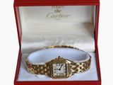 Montre-bracelet pour femme Cartier en or jaune 18 carats
