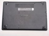 a close up of the bottom of a laptop