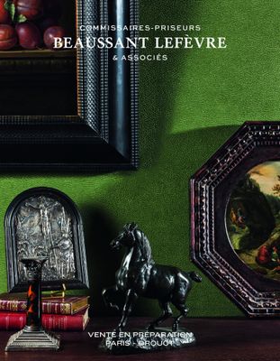 an image of a green wall with a picture of a horse on it