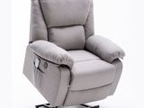 an image of a recliner chair on a white background
