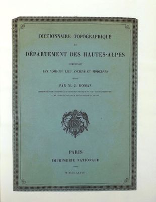 dictionary of the department des hates - les - arts, paris, france
