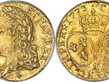 a gold coin with a crown on the front and a crown on the back