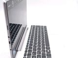 a close up of a laptop with a keyboard on it
