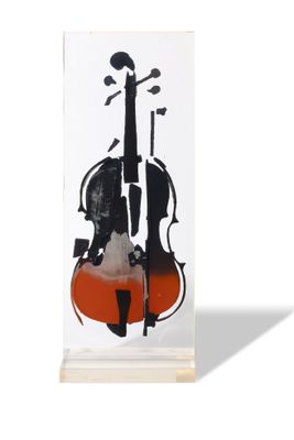 ARMAN (1928-2005) Violon calciné