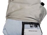 an image of a bag of luggage with a label on it