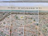 an old map of paris with the names of the major cities