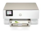 L'imprimante HP Deskjet est posée sur une surface blanche