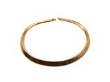 an image of a close up of a gold necklace on a white background