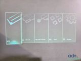a picture of a screen with a number of symbols on it
