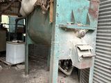 a machine that is sitting inside of a building