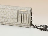 louis vuittou wallet purse with chain strap