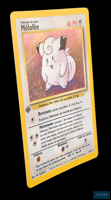 une carte sur laquelle figure l'image d'un personnage de Pokémon