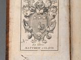 an old book with a picture of a man on it