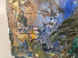 an image of a close up of a piece of art on a table