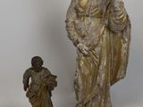 a statue of a man and a statue of a woman