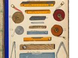 a book with a bunch of different tools on it