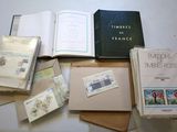 a lot of books that are on a table