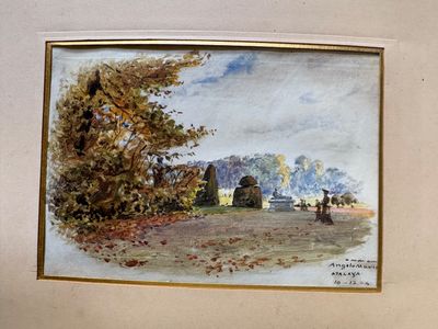 Enrique ATALAYA (1851-1913) - Parc de Versailles, 1904 - Gou…