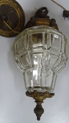 a light that is hanging on the wall