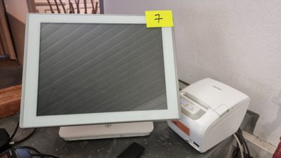 Caisse enregistreuse OXHOO composé d'un écran tactile et d'u…