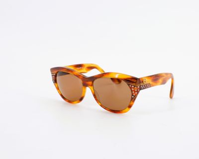 EMMANUELLE KHANH - Paire de solaire façon écaille naturelle,…