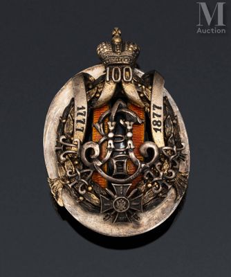 an image of a badge on a black background