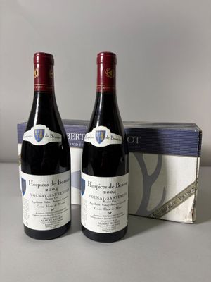 6 btlles Volnay Santenots 1er cru, Hospices de Beaune, Cuvée…