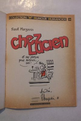 un livre sur lequel figure le dessin d'un chef cuisinier