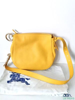 Burberry Sac "Small Knight" à bandoulière en cuir de veau de…