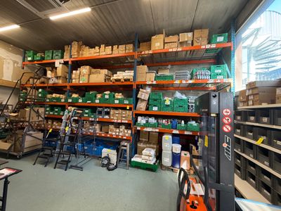 Racks à palettes avec 4 montants et 4/5 niveaux - Hauteur 455cm - Long - Photo 1