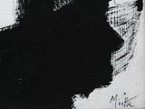 an image of a black and white painting of a man