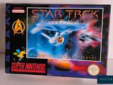 Boîte du jeu « Star Trek : Starfleet Academy » pour Super Nintendo