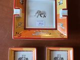 la photo d'une photo représentant un éléphant dans un cadre