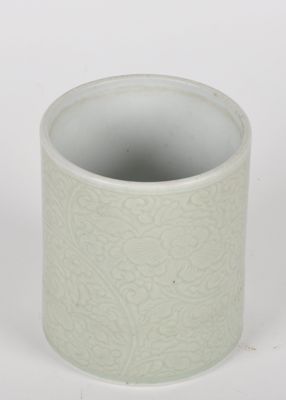 Epoque KANGXI (1662 - 1722) : Pot à pinceaux (bitong… - Photo 1
