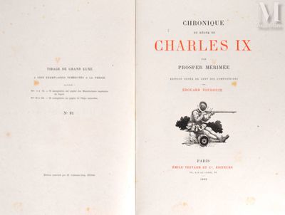 un livre avec l'image d'un homme à cheval