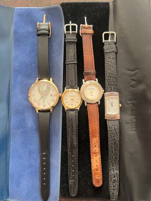 4 petites montres dame dont Patrick ARNAUD