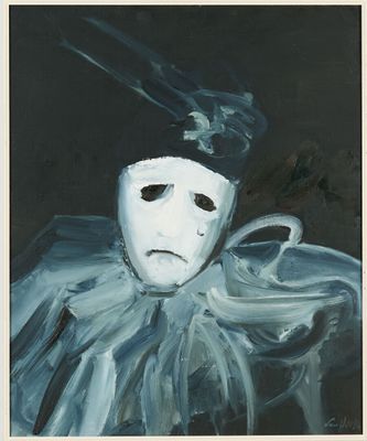 Arthur VAN HECKE (1924-2003) Pierrot