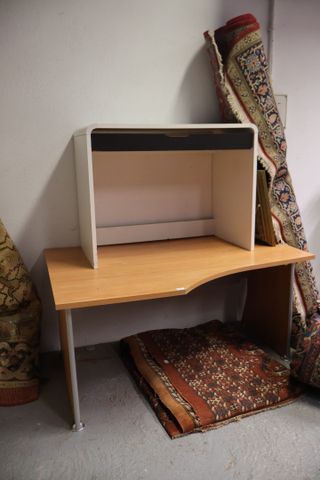 Lot de 2 bureaux modernes H 72 L 150 l 100 cm et Bureau moderne n...