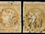 two stamps with a picture of a man and a woman on them