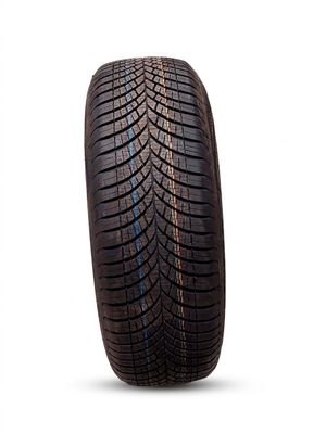 a close up of a tire on a white background