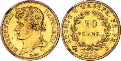 a gold coin with a woman ' s head and laurels on it