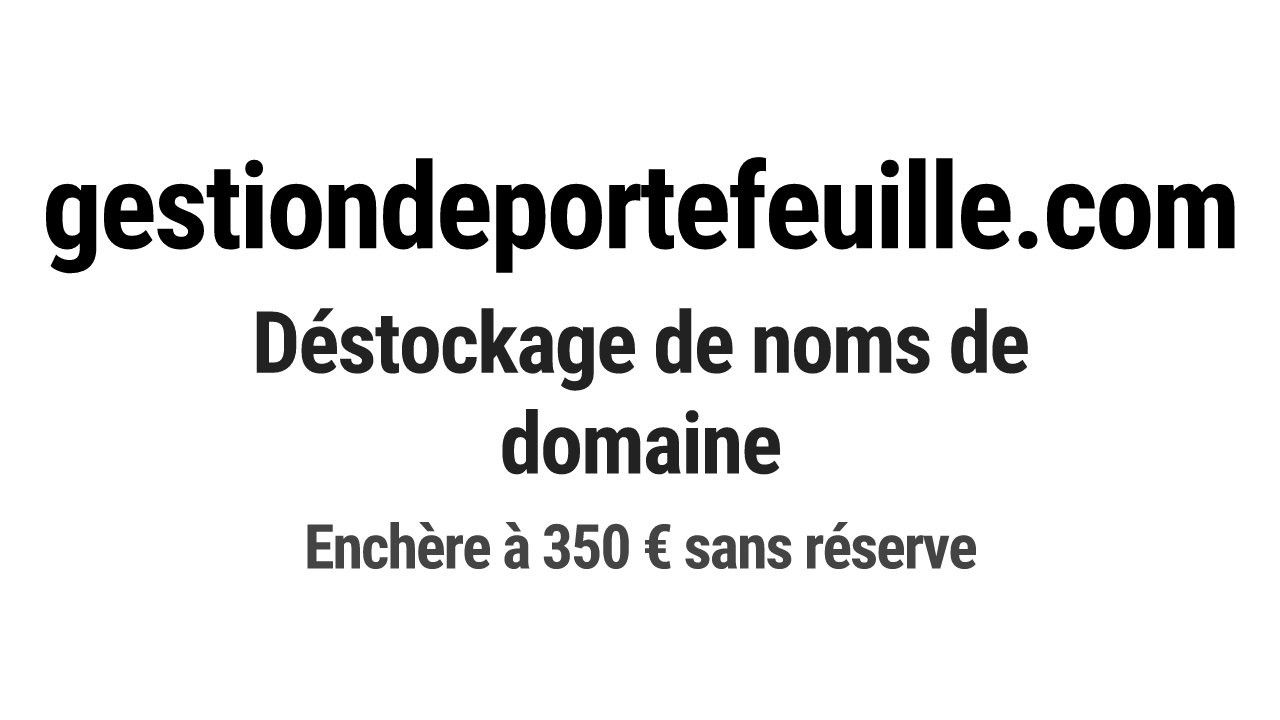 Destockage & Invendus