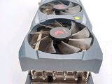 a close up of a video card with a fan on it