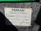 a close up of a green tractor with a label on it