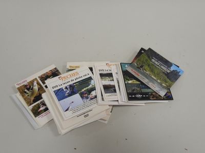 a lot of books that are on the table