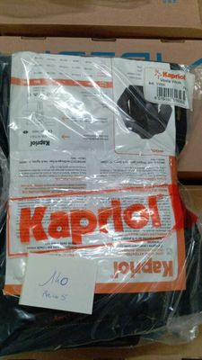 a package of clothing on a table with a price tag on it