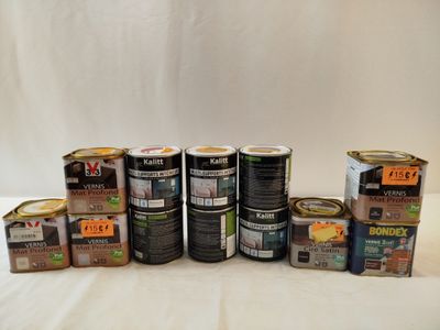 Lot de 11 - V33 BONDEX - Ces vernis et peintures multi-suppo…