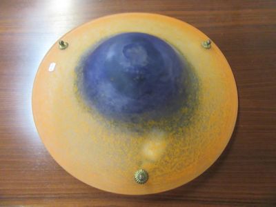 89.6 - Vasque D'Elcairage EN Verre Contemporain Dans Les Ton…